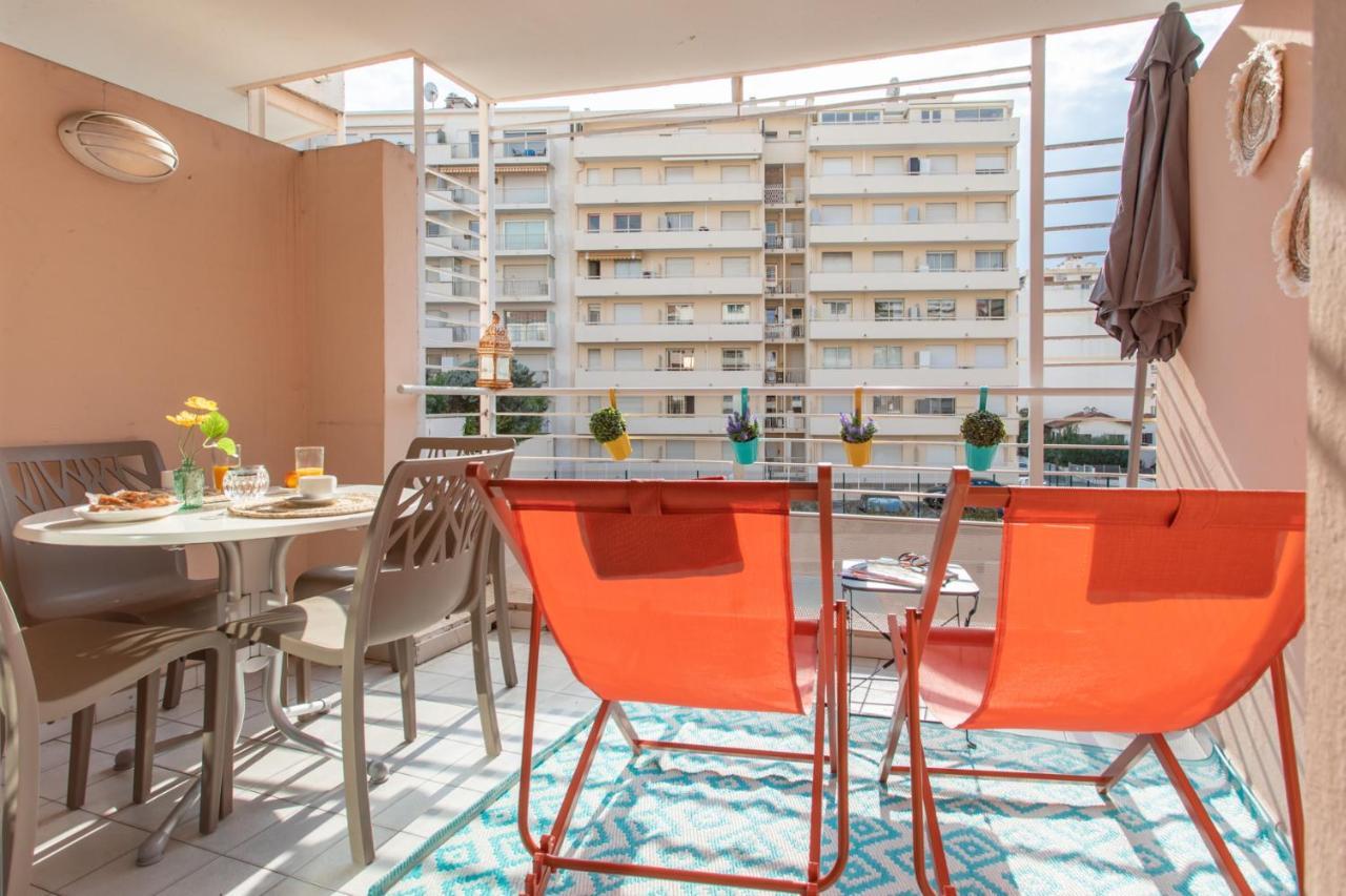 C1 Clemenceau Pool Balcony Bath Ac 2Mins Walk To Sand Beach Cannes Exterior foto